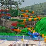 Customized Spiral Water Slide Tube Adult Water Slide Weather Resistance