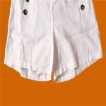 30% Cotton Ladies White Shorts