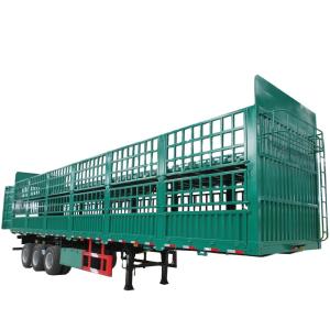 Quality 11.00r20 12r22.5 315 385 Tire 3 Axle 40ft Warehouse Type Side Wall Fence Semi Trailer wholesale