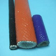Quality High Temperature Fiberglass Sleeving , Silicone Cable Sleeve wholesale