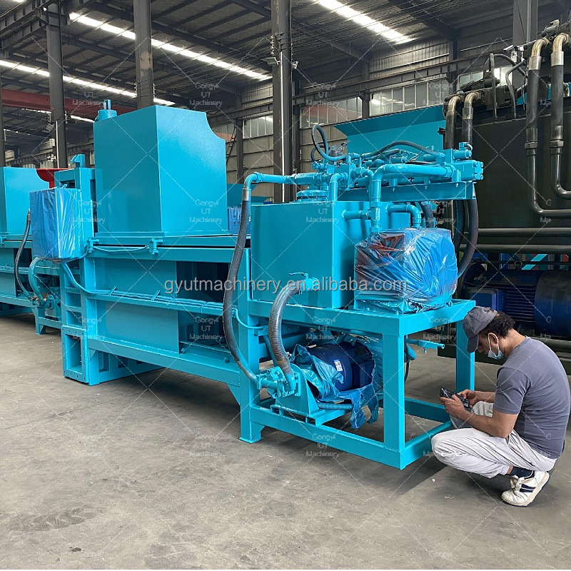 Plastic Bag Packing Three Rams Baler Bagging Press for Wood Shaving and Sawdust Baling