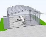 5m - 6m Metal Airplane Hangar Sophisticated Aircraft Hangar Builders