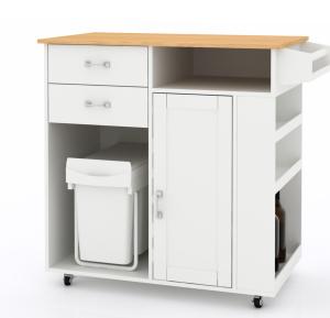 Quality Movable Kitchen Island On Wheels Wood / Granite / Marble Countertop wholesale