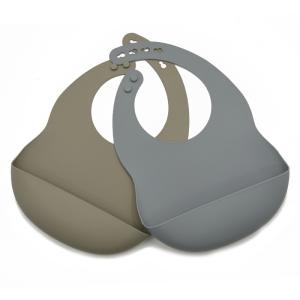 Quality OEM Soft Non Toxic Waterproof Washable Baby Silicone Bib Food Grade wholesale