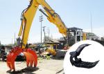 1 Ton - 65 Ton Excavator Mechanical Grapple For Grabbing Stone Wood