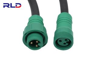 Quality Male Female Waterproof 3Pin Cable Wire Connector with Extension Cable wholesale