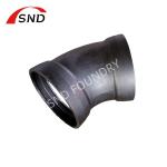 DI Double Socket 22.5 Degree All Kinds Degree Supply Coating Black Pipe Fittings