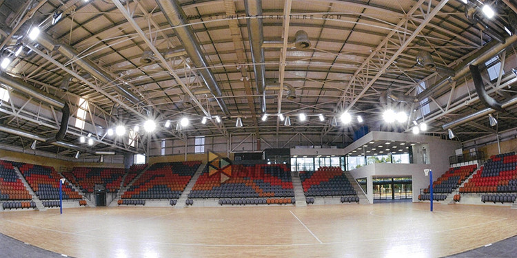 Beam Mounted HDPE Plastic Stadium Chair