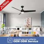 110-240V Save Energy Plastic Ceiling Fan With Lights 6 Speed DC Motor