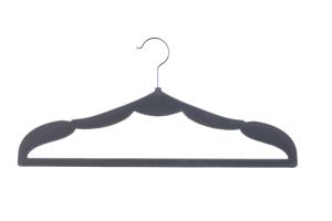 Quality Raised Shoulders 44.5cm Velvet Space Saving Hangers wholesale
