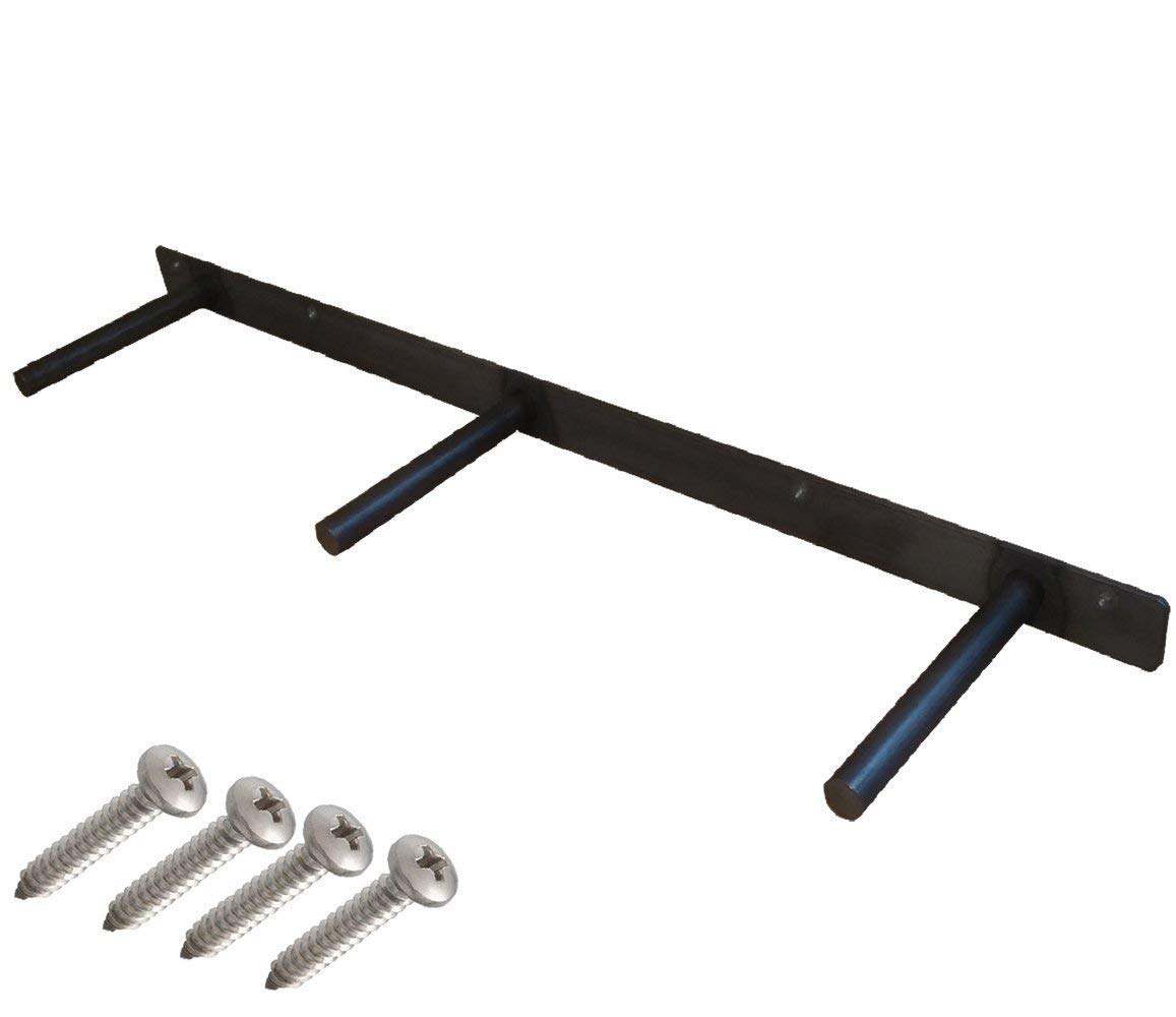ISO9001 Rohs CE Stamping Parts Black Metal Shelf Bracket Long Hidden Floating Bracket
