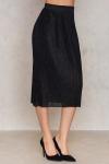 Women Clothing 2017 Midi Pleated Sparkle Skirt
