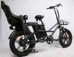 48V 750W 2022 Electric Fat Tire Bike with child seat , Electric Fat Tire Bicycle