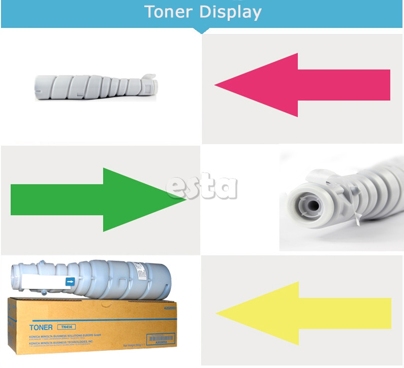 Bizhub Toner Konica Minolta TN - 414 Compatible BH - 363 / 423 Printer