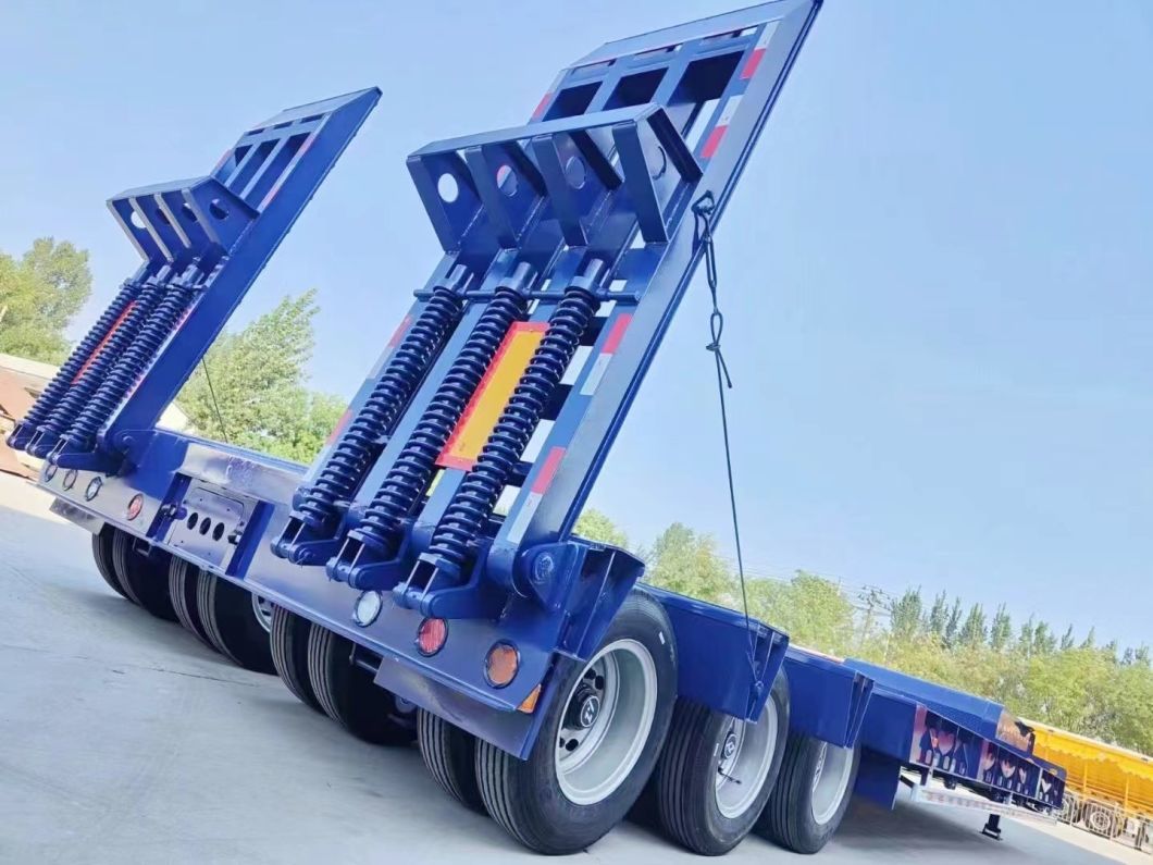 Durable Three-Line Six-Axle Lowbed Trailer for Construction Projects