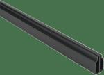High Strength Abs Plastic Strips Black Channel PVC Trim Strip