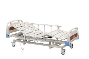 Quality Side Silcent Wheels ICU Hospital Bed / Remote Folding Medical Bed wholesale