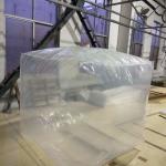 Vegetable Oil 1000L IBC Liner PA PE Steel Caged Two Spouts