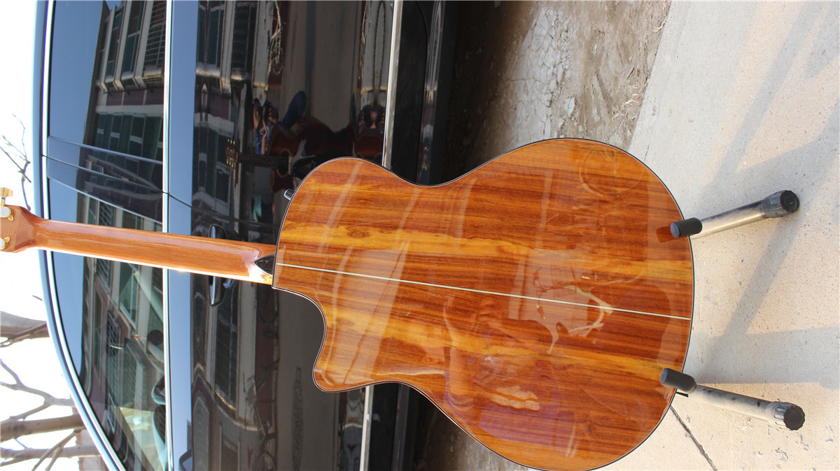 Top Quality koa wood cutaway acoustic electric guitar K24 model best guitars