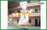 Custom Outdoor Moving Inflatable Chef Inflatable Cartoon Character For