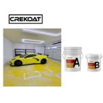 Metallic Concrete Epoxy Resin floor Paint UV Protection Coating Naturally De