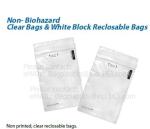 Medical packaging bags, SPECIMEN BIOHAZARD bag, LAB bags, LAB supplies, self
