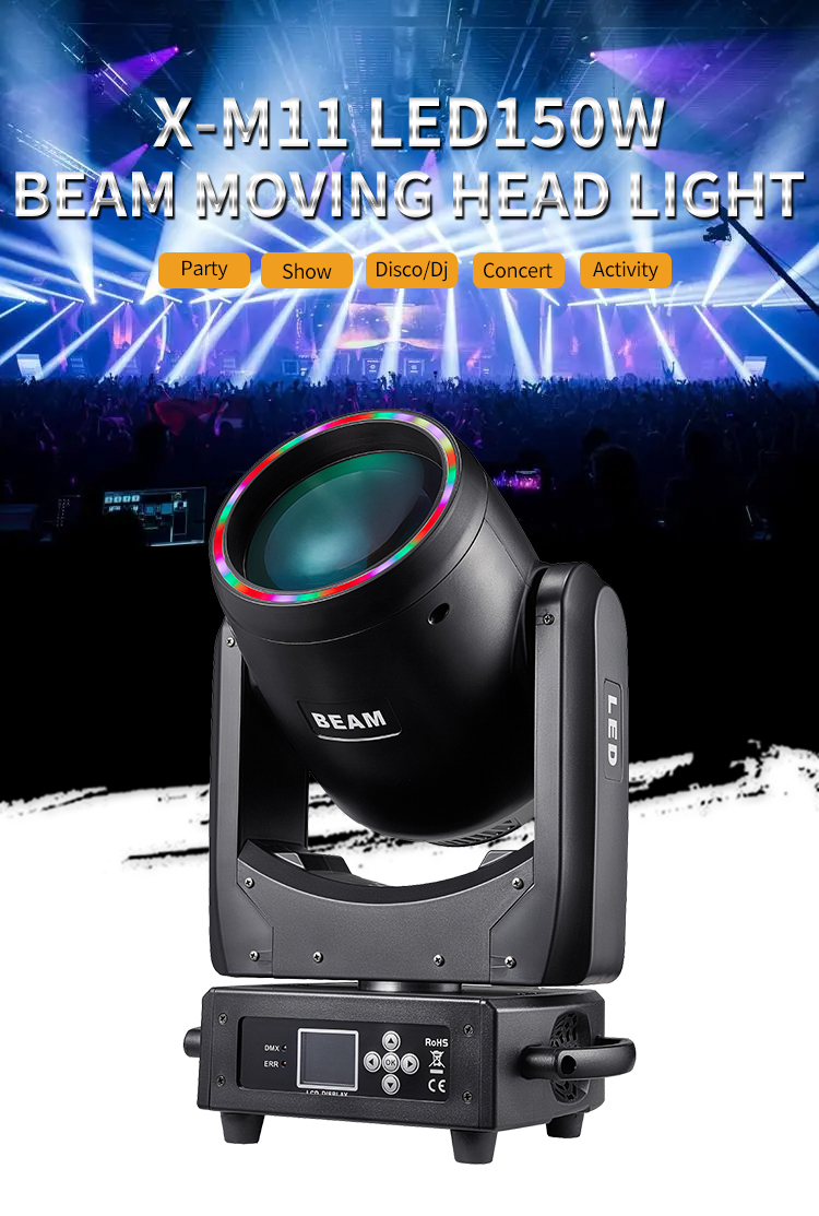 Lamp Luminous Flux lm 7500 Hot 150w Led Moving Light Beam for Dj Night Club Stage