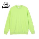 Crew Neck Organic Pure Felpa Uomo 350g Moletons Camisa De Entrenamiento 100