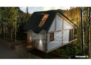 Quality Wind Proof Prefab Villa House Q550 Light Steel Construction 1 Bedroom Type wholesale