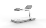 Airpods Samsung Sleek Metal Wireless Charger Dual Wireless Charging Pad 15W