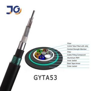 Quality Steel Tape GYTS53 250µm 12F Underground Fiber Optic Cable wholesale