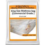 King Size Heavy Duty Thick Mattress cover Bag for Storage Mattress Disposal
