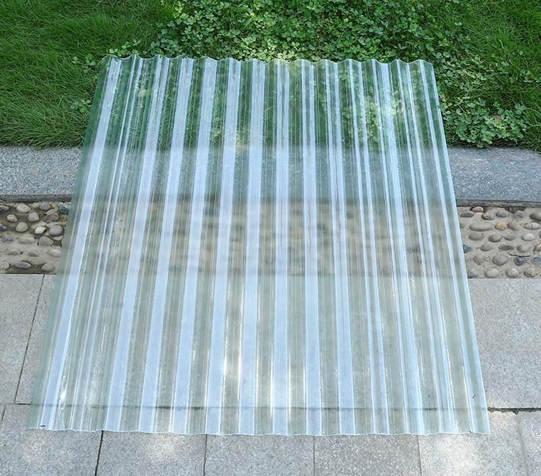 Eco-Friendly FRP Roofing Tile Transparent FRP Corrugated Roof Sheet