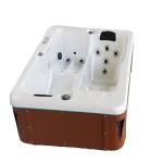 Garden Hot Tubs With 2 Lounges For Family Outdoor Massage Spa Pools Freestanding