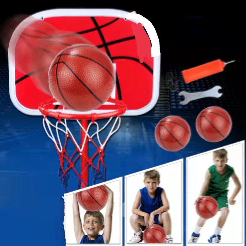 Outdoor Kids Portable Basketball Pole Space Saving Convenient for training