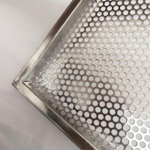 Quality Durable 316L Stainless Steel Aluminum Dry Food Tray With Round Holes wholesale