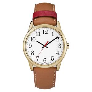Quality Multiapplication Quartz Battery Wristwatches , Brown Leather Wrist Watch wholesale