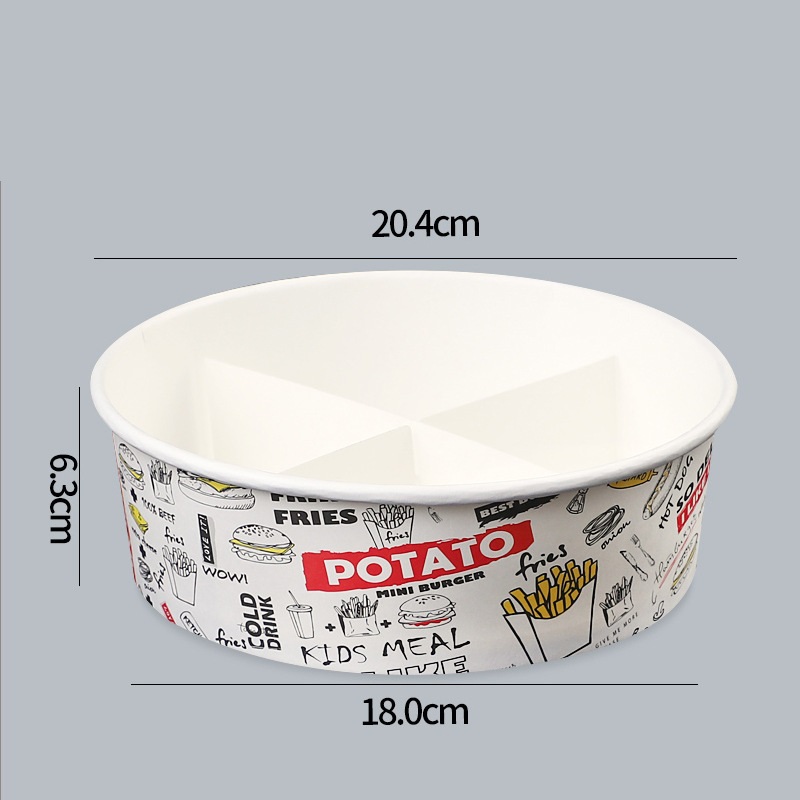 Disposable Paper Pizza Hamburger Fried Chicken Boxes For Takeaway Customized