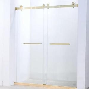 Quality Waterproof Glass Sliding Door Fittings Scratch Resistant Shower Door Runners wholesale