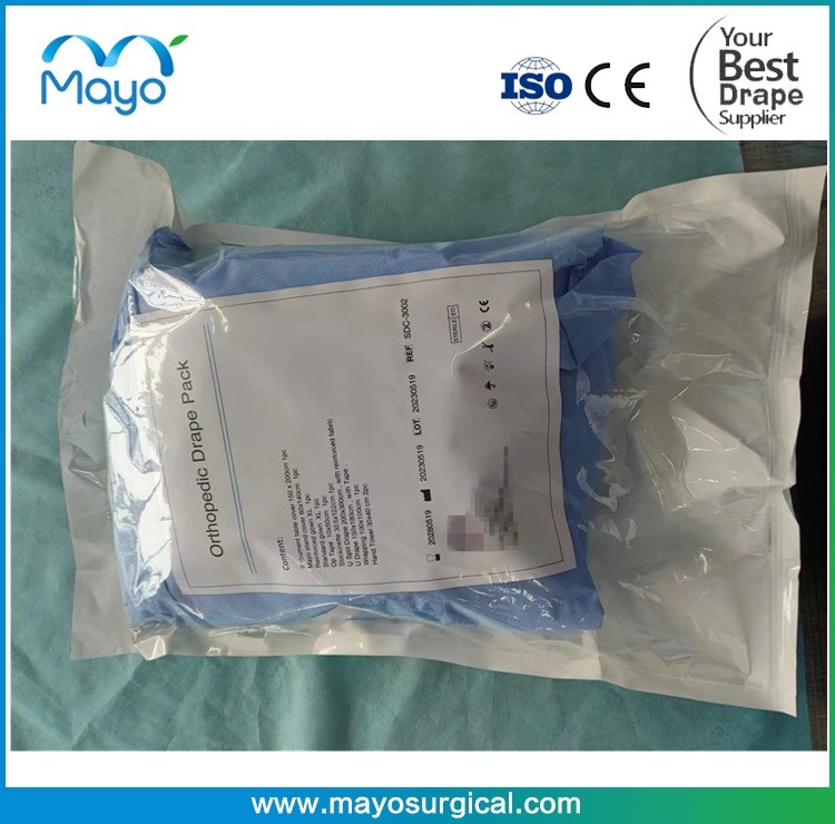 Nonwoben Disposable Sterile Drape Orthopedic Pack for Surgery use