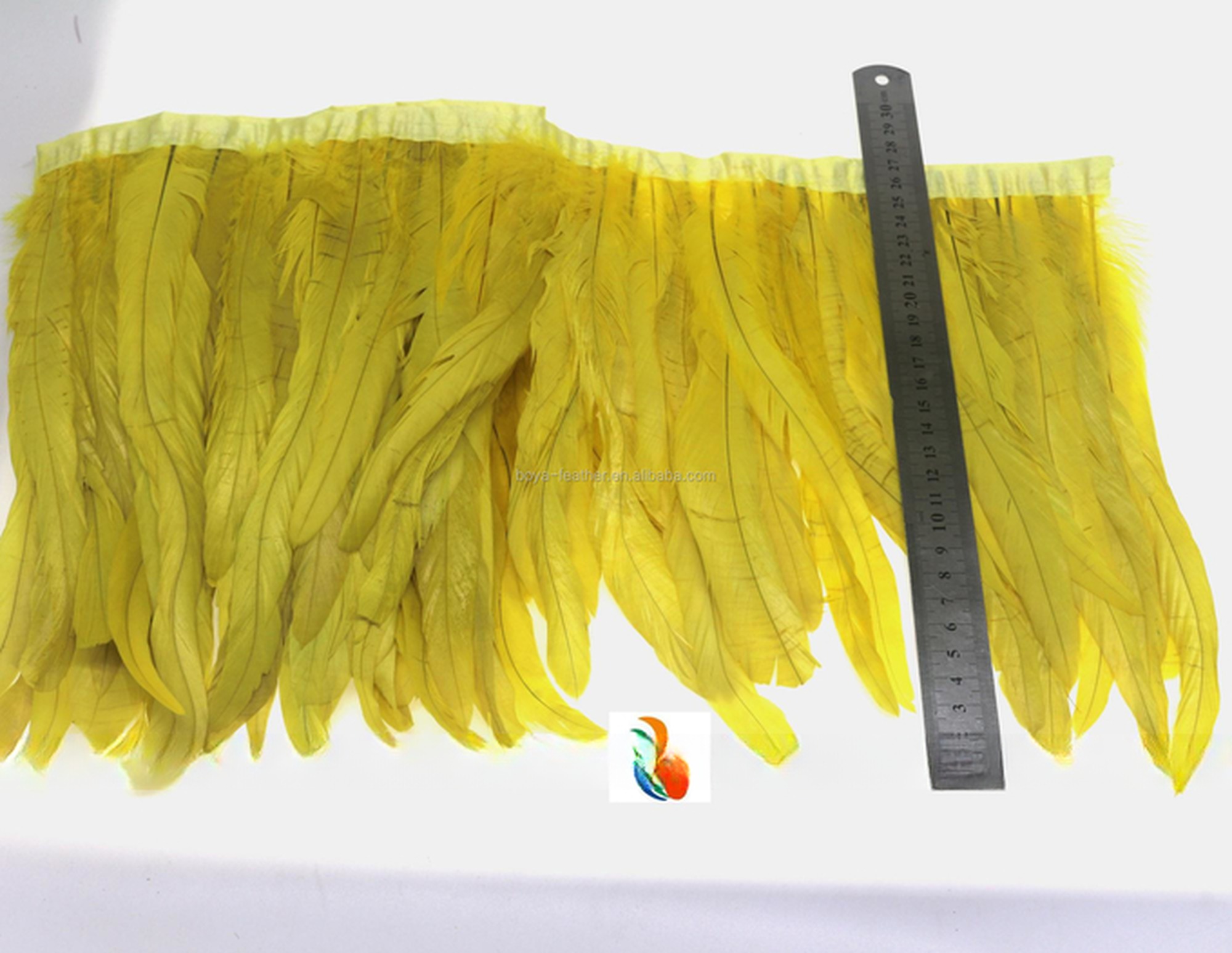 10-12 inch Rooster Coque Feather Fringe Trim for Quick Shipping DHL UPS FEDEX EMS TNT