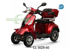 Quality 1000W EEC Certified Red 4 Wheel Mobility Scooter With 25km/H Max Speed wholesale