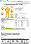 Disease Control Type 3 Disposable Coveralls Tank Cleaning Petrochemical Oil