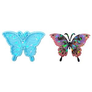 High Durability 3D Holographic Silicone Mould for MHC Resin Art Decor Butterfly Keychains