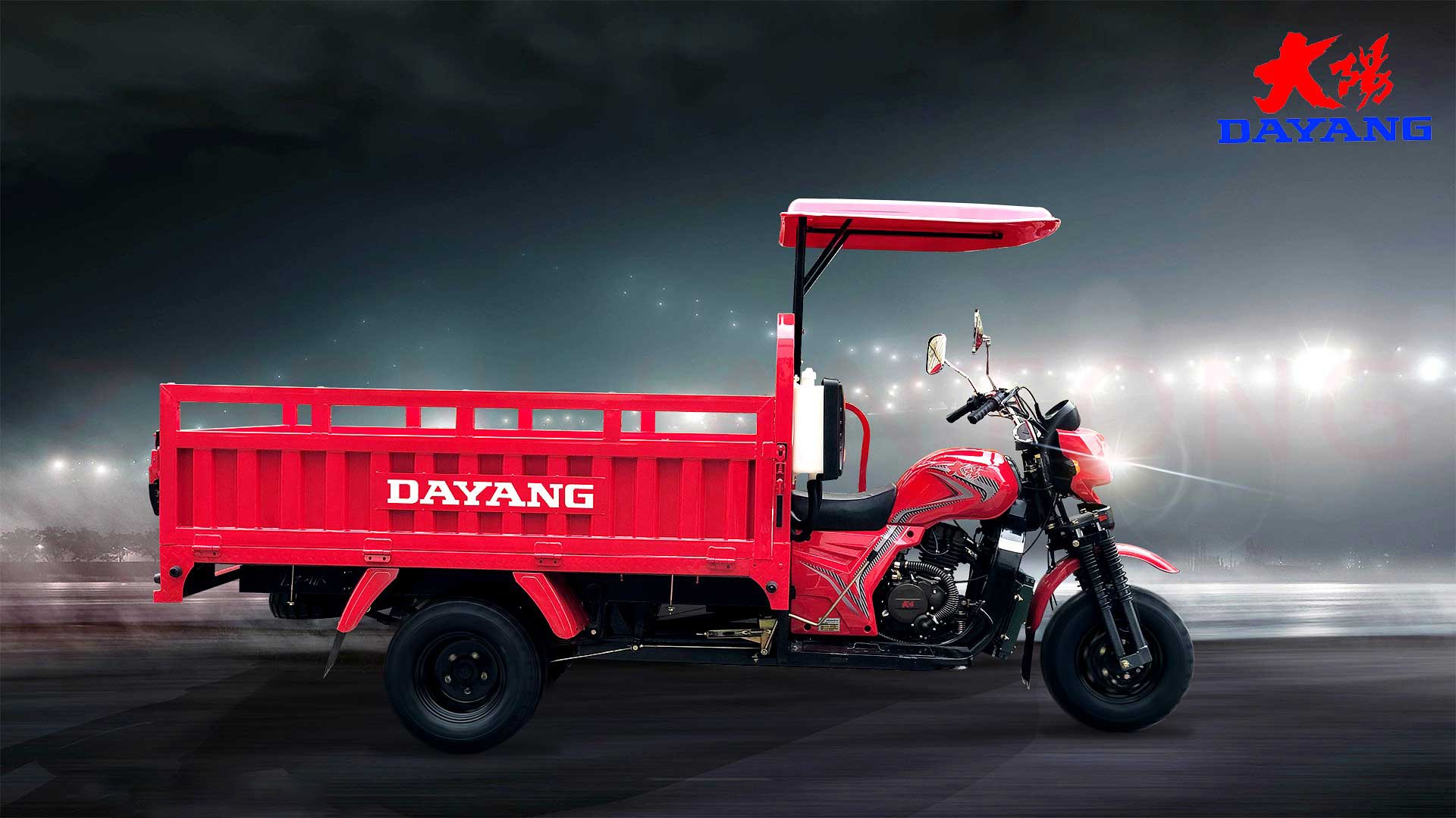 DAYANG Diesel Tricycles Motorized 250 cc for Engineering Agriculture and Dumping Bucket