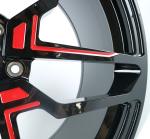 sae j2530 wheels red and black two colors 18inch 19inch alloy wheels for X5