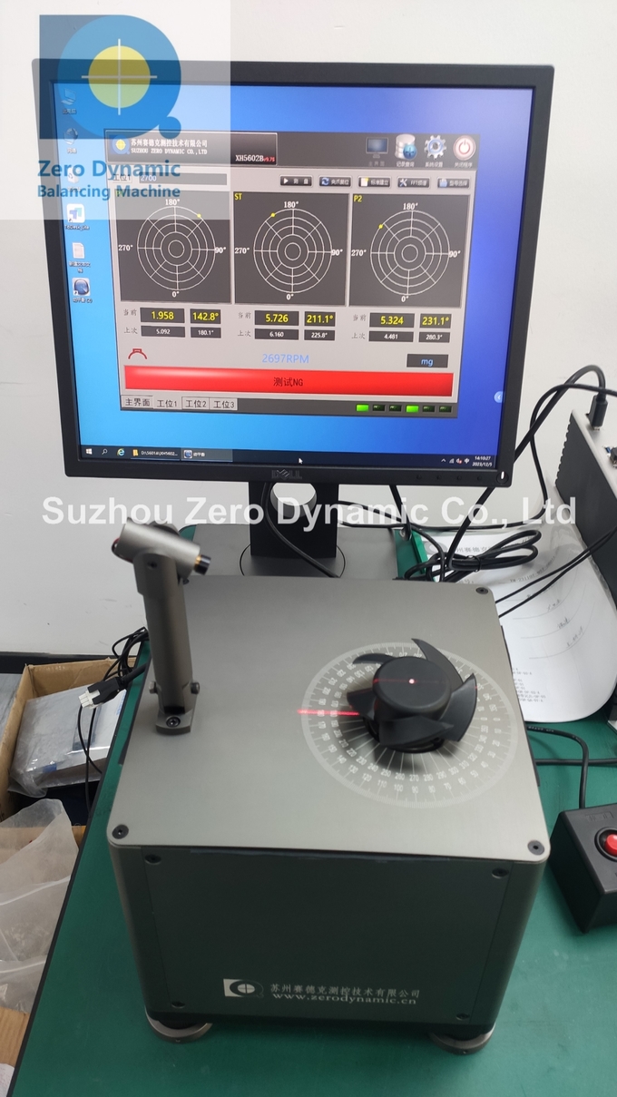 Brushless Cooling Fan Blade Balancing Machine Manufacturers Desktop Type Fan Balancer