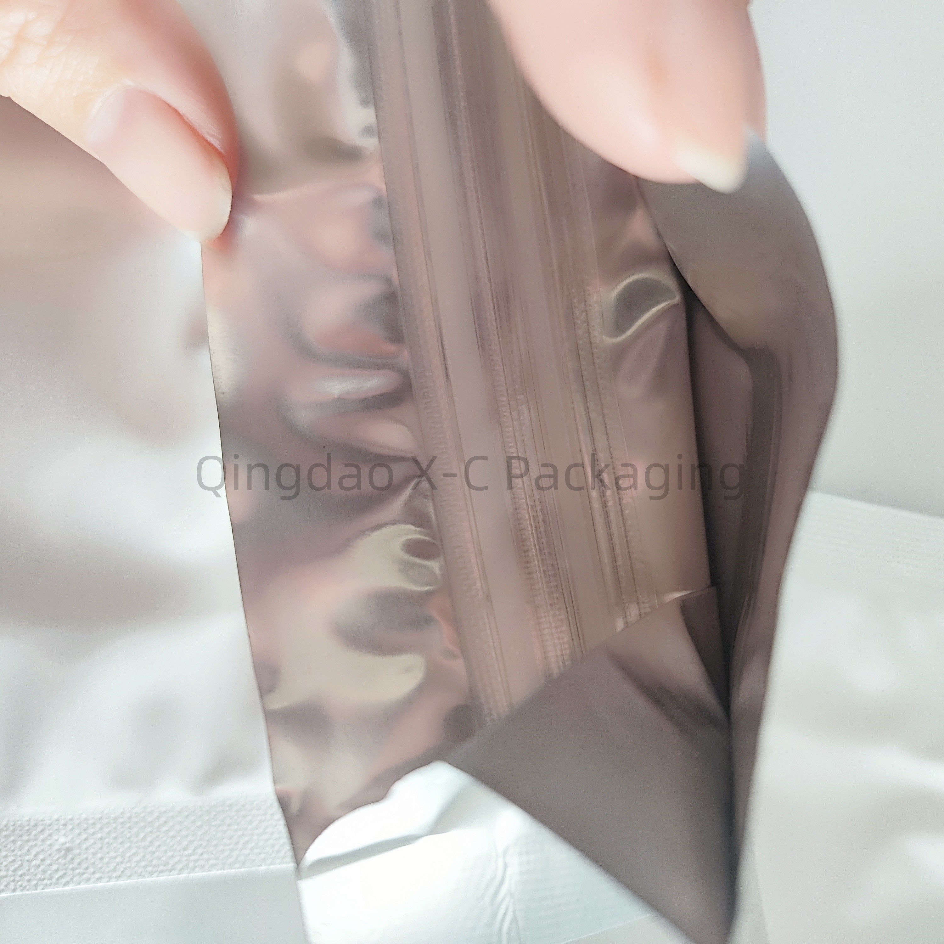 Custom Printed 8 Side Seal Bag With Valve And Zipper Coffee Packaging Pouch