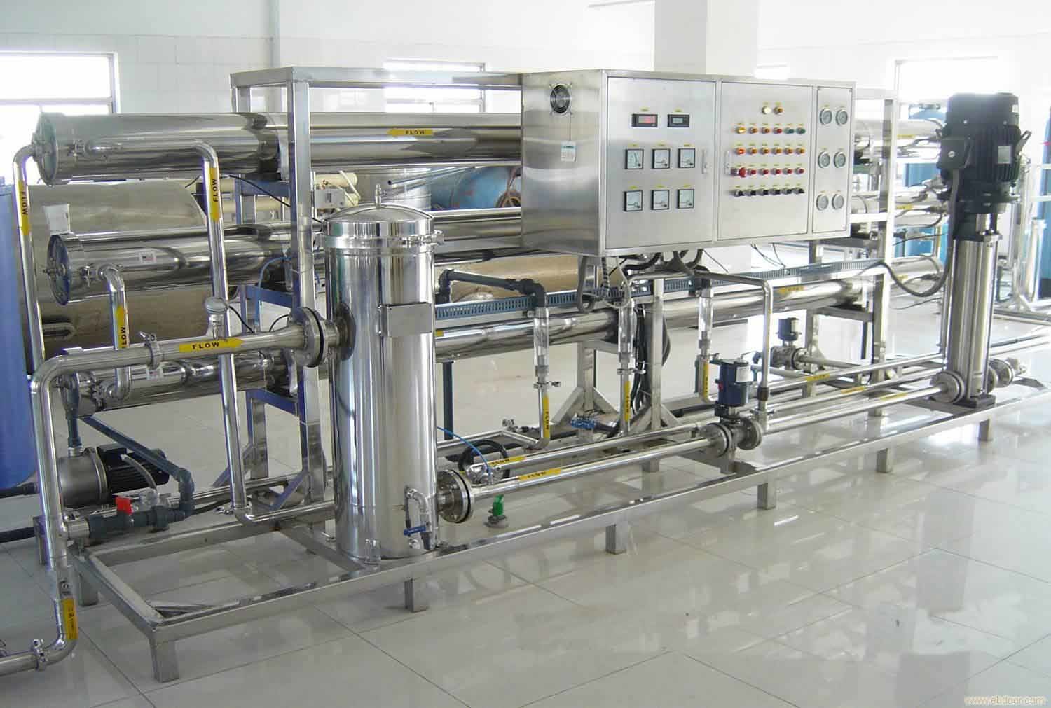 Stainless Steel Fluid Control Equipments , RO Reverse Osmosis Pure Water Equipment