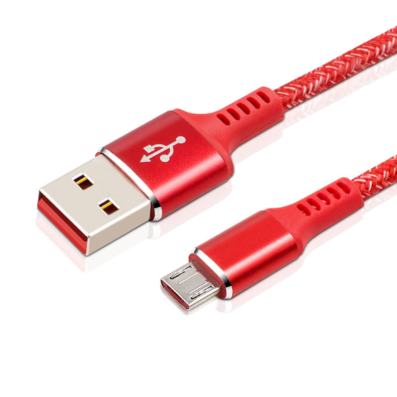Micro USB Charging Cable 1 Meter Size 1 Year Warranty With Pure Copper Wire Cope